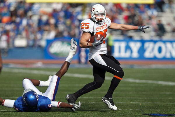 NCAA FOOTBALL: NOV 20 Oklahoma State at Kansas