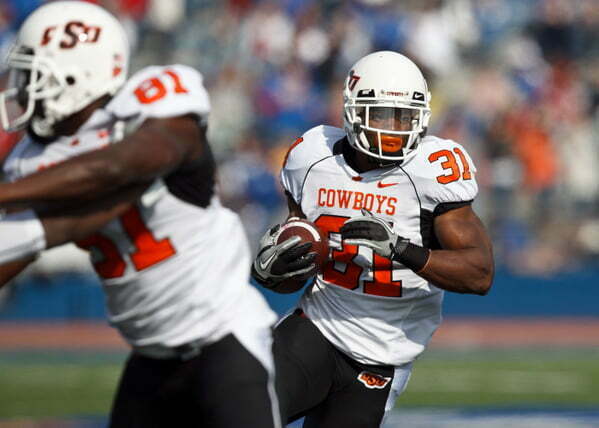 NCAA FOOTBALL: NOV 20 Oklahoma State at Kansas